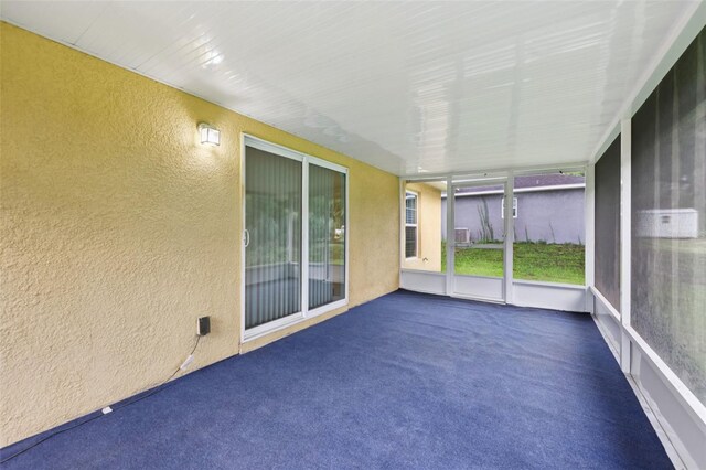 395 Alcazar Ave, De Leon Springs, FL 32130 - view of unfurnished sunroom