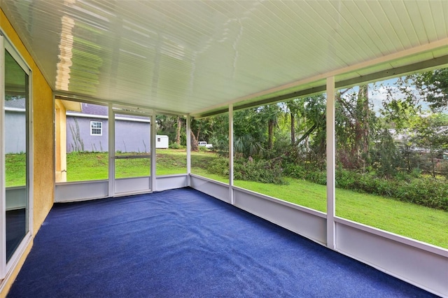 395 Alcazar Ave, De Leon Springs, FL 32130 - view of unfurnished sunroom