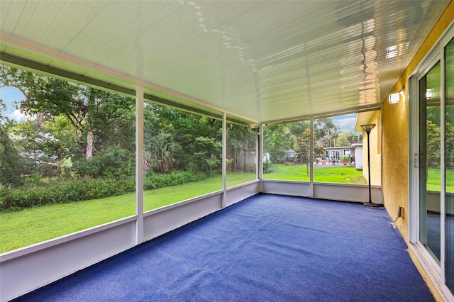 395 Alcazar Ave, De Leon Springs, FL 32130 - view of unfurnished sunroom