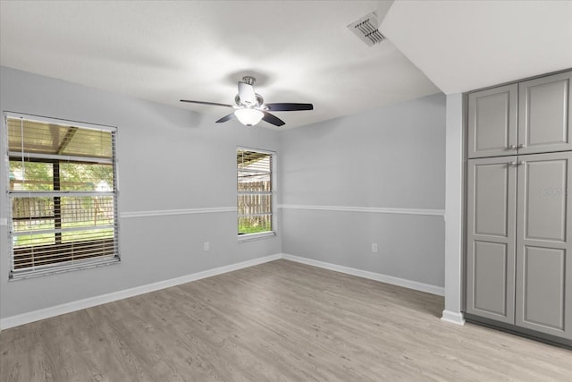 2751 Wentworth Pl, Cocoa, FL 32926 - unfurnished bedroom with light wood-style floors and a ceiling fan