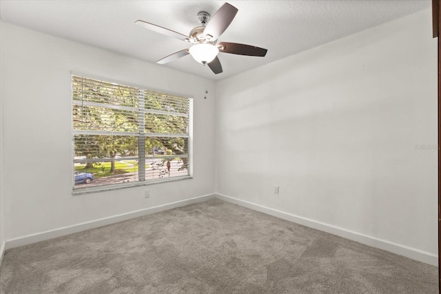2751 Wentworth Pl, Cocoa, FL 32926 - carpeted empty room featuring ceiling fan and baseboards