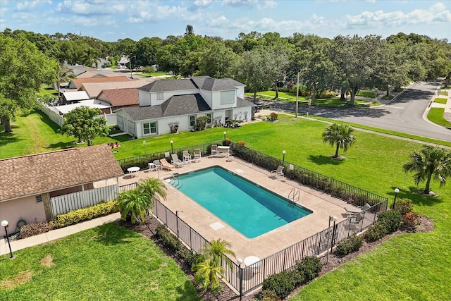 2751 Wentworth Pl, Cocoa, FL 32926 - community pool with view of scattered trees and a patio area
