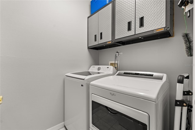 2696 Clearview St, Clermont, FL 34711 - washroom with cabinet space and separate washer and dryer