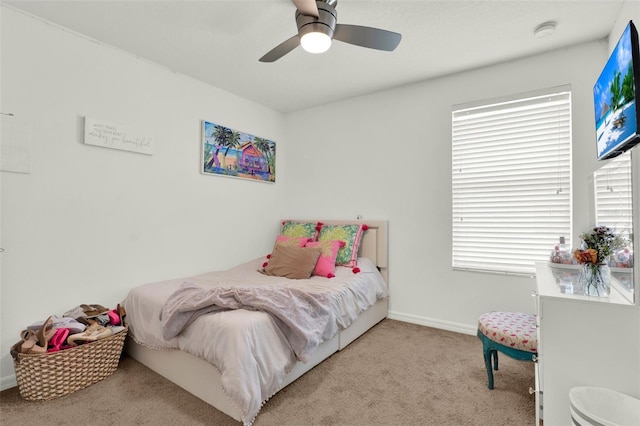 15613 Camp Dubois Cres, Winter Garden, FL 34787 - bedroom featuring carpet floors, baseboards, and a ceiling fan