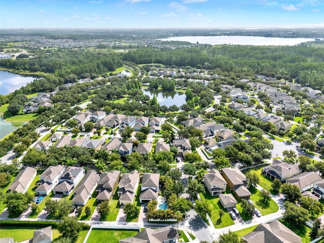 15613 Camp Dubois Cres, Winter Garden, FL 34787 - aerial perspective of suburban area featuring a nearby body of water
