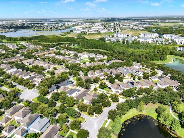 15613 Camp Dubois Cres, Winter Garden, FL 34787 - aerial view of property and surrounding area featuring a nearby body of water and nearby suburban area