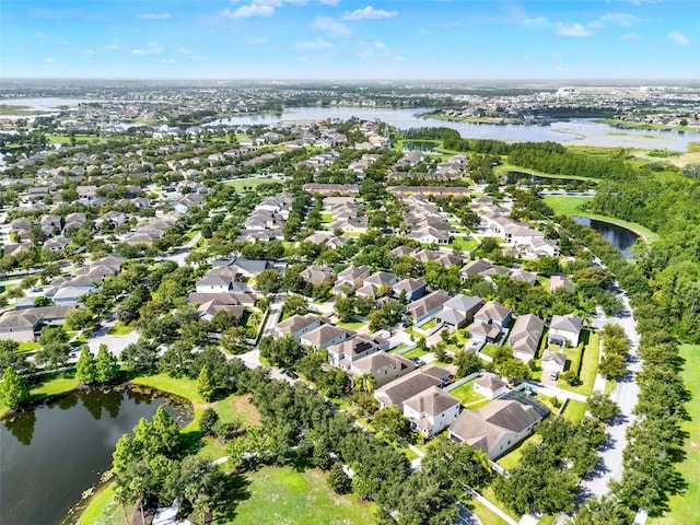 15613 Camp Dubois Cres, Winter Garden, FL 34787 - aerial view of property's location featuring a nearby body of water and nearby suburban area