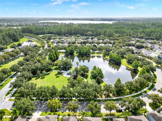 15613 Camp Dubois Cres, Winter Garden, FL 34787 - aerial perspective of suburban area with a large body of water