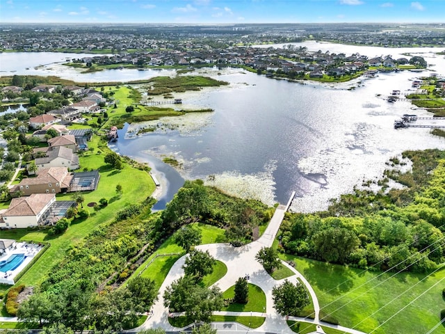 15613 Camp Dubois Cres, Winter Garden, FL 34787 - aerial view of residential area featuring a nearby body of water