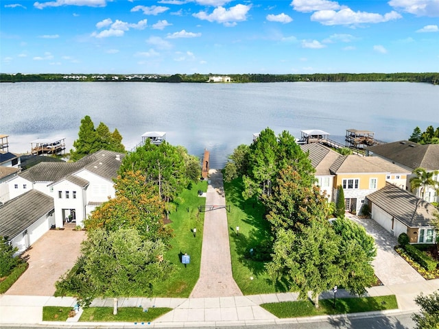 15613 Camp Dubois Cres, Winter Garden, FL 34787 - aerial view of residential area featuring a nearby body of water