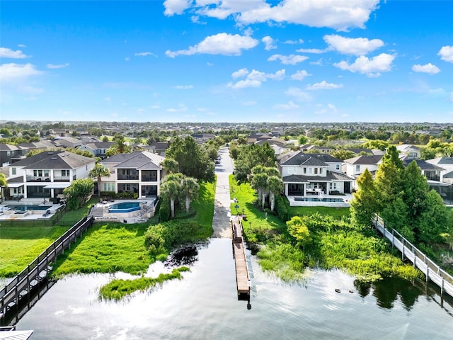 15613 Camp Dubois Cres, Winter Garden, FL 34787 - aerial view of residential area with a large body of water