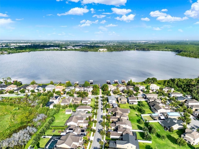 15613 Camp Dubois Cres, Winter Garden, FL 34787 - aerial overview of property's location featuring a nearby body of water and nearby suburban area
