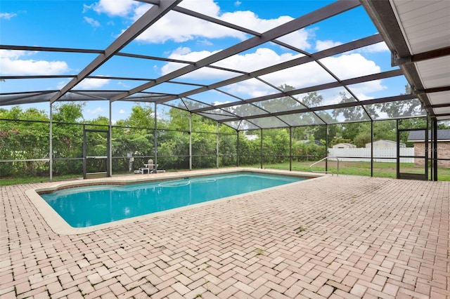 1778 Woodcrest Ln, Deland, FL 32720 - view of pool with a patio and glass enclosure