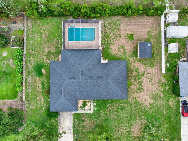 1778 Woodcrest Ln, Deland, FL 32720 - aerial view of a pool