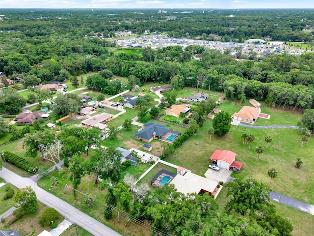 1778 Woodcrest Ln, Deland, FL 32720 - aerial view of property's location featuring nearby suburban area and a forest