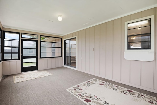281 NE Greenbrier Ave, Port St Lucie, FL 34983 - view of unfurnished sunroom