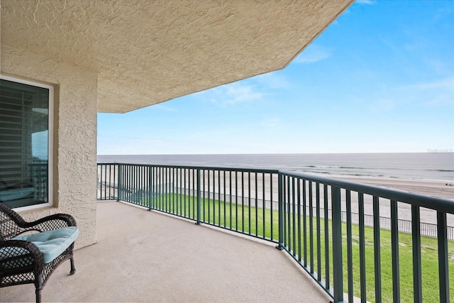 4621 S Atlantic Ave Unit 7202, Port Orange, FL 32127 - balcony featuring view of water and beach