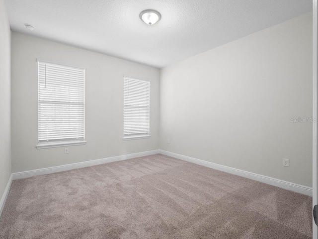 11027 Hollow Bay Dr, Winter Garden, FL 34787 - carpeted empty room featuring baseboards, a smoke detector, and a textured ceiling