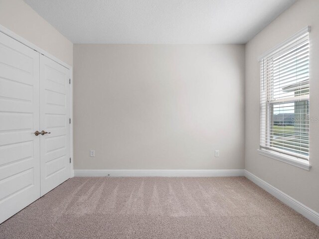 11027 Hollow Bay Dr, Winter Garden, FL 34787 - unfurnished bedroom featuring carpet, multiple windows, and a closet