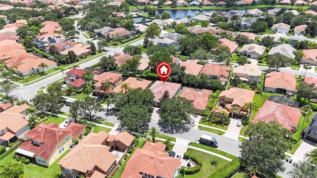 11322 Rapallo Ln, Windermere, FL 34786 - aerial view of residential area featuring a large body of water