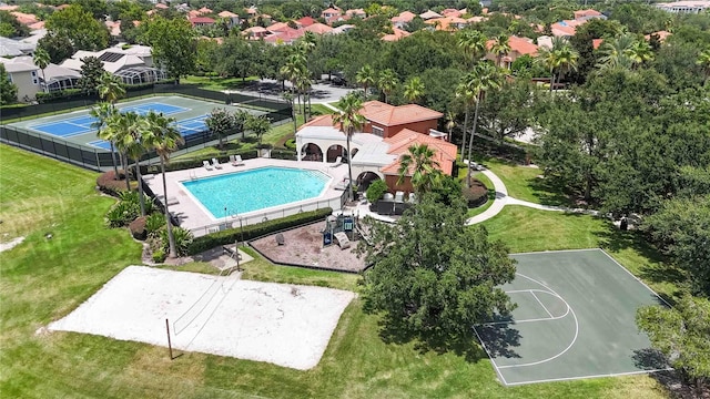 11322 Rapallo Ln, Windermere, FL 34786 - drone / aerial view of a pool area