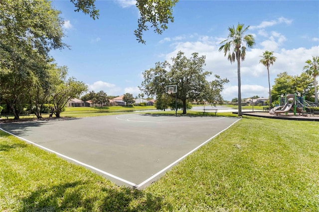 11322 Rapallo Ln, Windermere, FL 34786 - view of basketball court featuring community basketball court and a lawn
