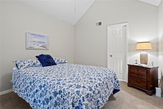 938 Southridge Trl, Altamonte Springs, FL 32714 - carpeted bedroom with lofted ceiling and baseboards