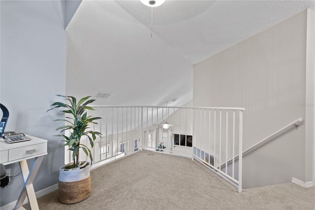 938 Southridge Trl, Altamonte Springs, FL 32714 - interior space with carpet, lofted ceiling, and baseboards