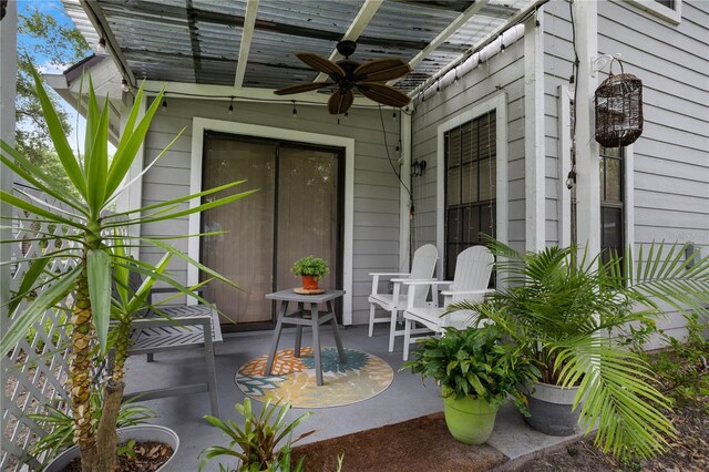 938 Southridge Trl, Altamonte Springs, FL 32714 - view of patio / terrace featuring a ceiling fan