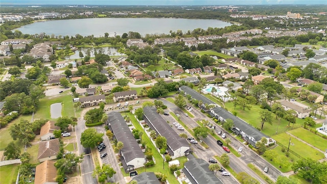 5662 Royal Pine Blvd Unit 24, Orlando, FL 32807 - aerial view of property and surrounding area with a large body of water and nearby suburban area