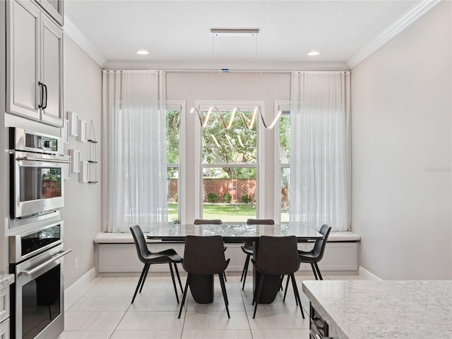 1265 Estancia Woods Loop, Windermere, FL 34786 - dining room featuring ornamental molding, recessed lighting, and light tile patterned floors