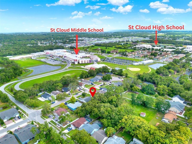 324 James Pl, Saint Cloud, FL 34769 - view of property location featuring nearby suburban area and a large body of water