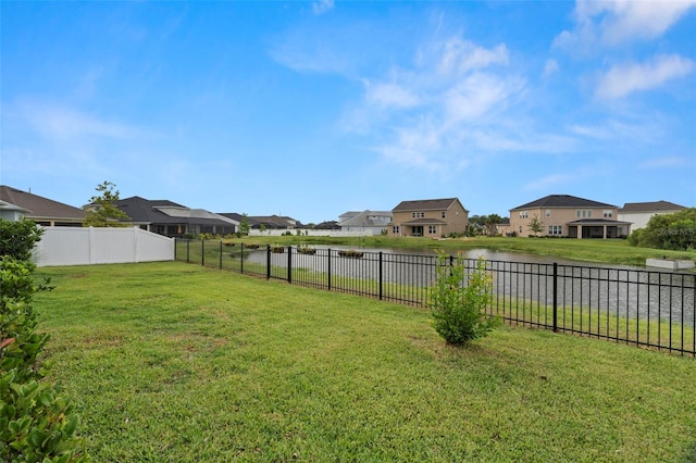 7163 Talamore Dr, Wesley Chapel, FL 33545 - view of yard featuring a residential view and a water view