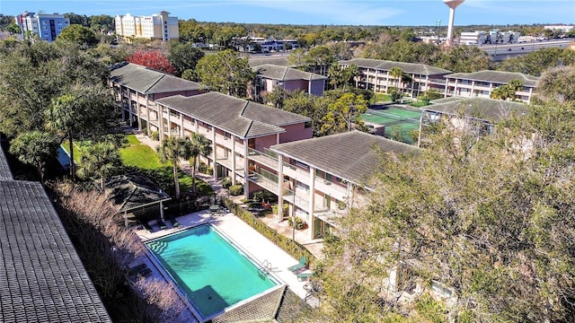 145 Oyster Bay Cir Unit 140, Altamonte Springs, FL 32701 - aerial view of a pool