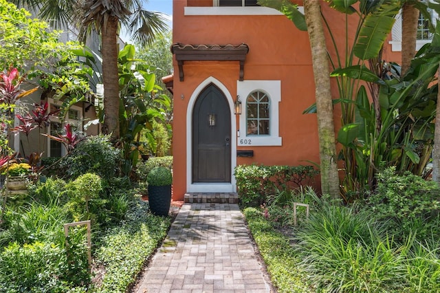 602 E Livingston St Unit 3, Orlando, FL 32803 - property entrance with stucco siding