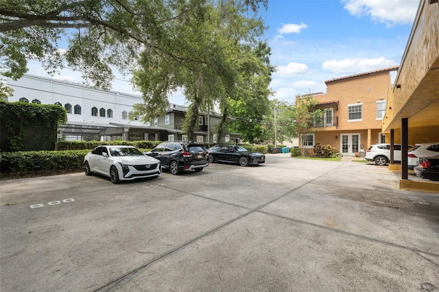 602 E Livingston St Unit 3, Orlando, FL 32803 - uncovered parking lot with french doors