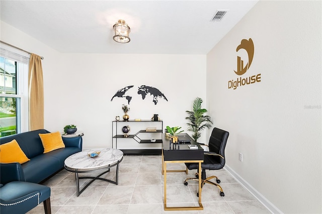 9106 Cut Shot Dr, Winter Garden, FL 34787 - office space featuring light tile patterned flooring and baseboards