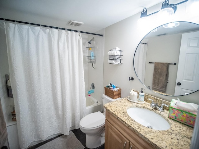 952 Courtyard Ln Unit 41, Orlando, FL 32825 - bathroom with shower / bathtub combination with curtain, vanity, and toilet