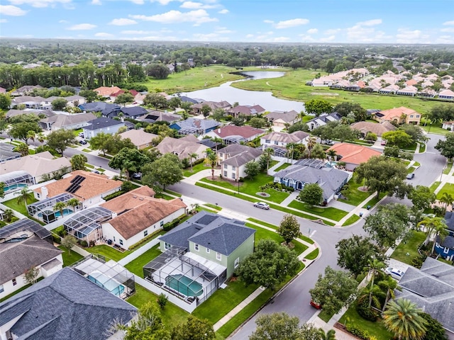 201 Hammock Dunes Pl, Orlando, FL 32828 - aerial perspective of suburban area featuring a nearby body of water