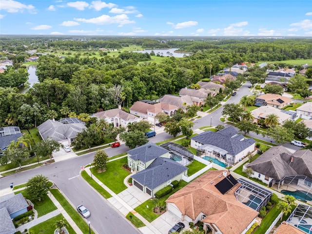 201 Hammock Dunes Pl, Orlando, FL 32828 - aerial view of residential area featuring a large body of water
