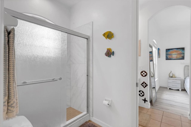 16120 Bristol Lake Cir, Orlando, FL 32828 - full bath featuring a shower stall and tile patterned flooring