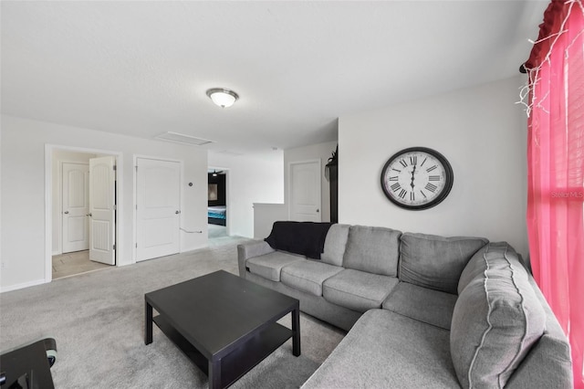 16440 Centipede St, Clermont, FL 34714 - living area with carpet flooring and baseboards