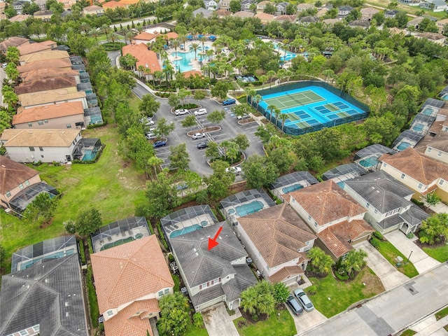 5255 Wildwood Way, Davenport, FL 33837 - aerial view of a pool