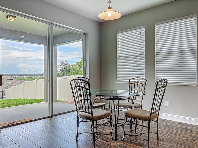 1540 Orange Valley Rdg, Ocoee, FL 34761 - dining room featuring wood finished floors and baseboards
