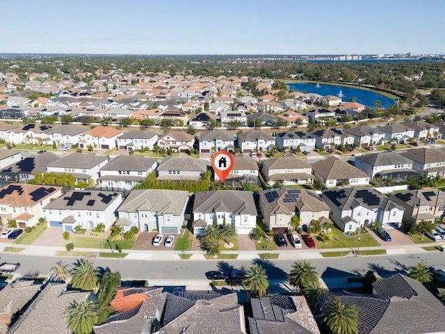 8085 Ludington Cir, Orlando, FL 32836 - aerial perspective of suburban area with a large body of water