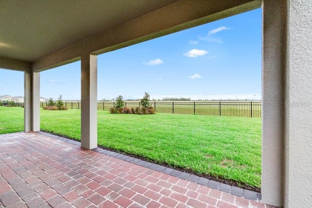 11063 Hollow Bay Dr, Winter Garden, FL 34787 - view of yard featuring a patio area and a view of rural / pastoral area