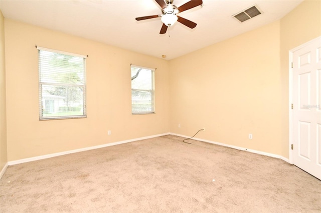 1086 Wickerwood St, Ocoee, FL 34761 - unfurnished room with carpet, baseboards, and ceiling fan