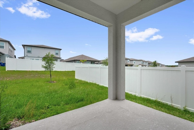 2311 Bear Peak Rd, Clermont, FL 34715 - fenced backyard featuring a patio area and a residential view