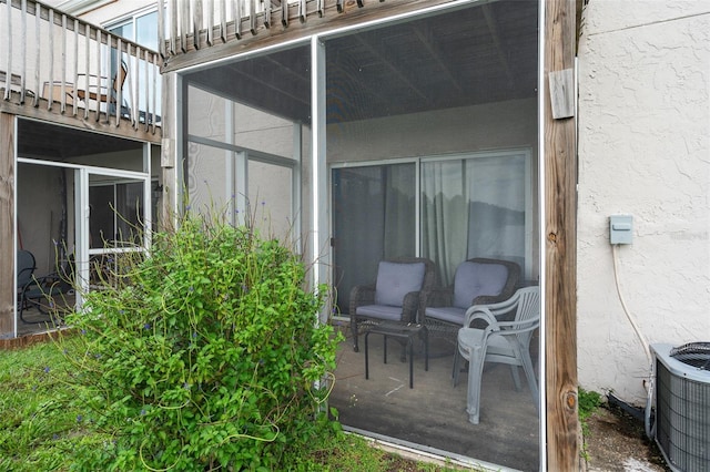 214 Majors Ln Unit B, Kissimmee, FL 34743 - view of patio featuring central air condition unit