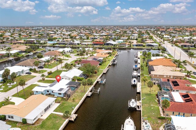 1764 Boca Raton Ct, Punta Gorda, FL 33950 - aerial view of residential area featuring a large body of water